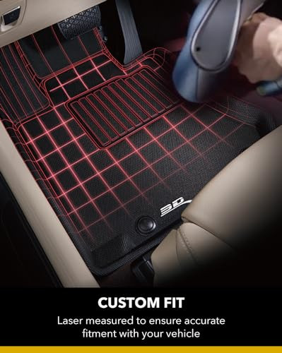 3D MAXpider Kagu Black Floormats for BMW 3 Series (G20) - 1st & 2nd Row