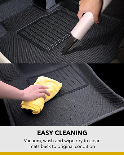 3D MAXpider Kagu Black Floormats for BMW 3 Series (G20) - 1st & 2nd Row