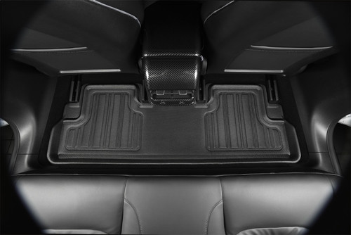 3D MAXpider Elitect Floormats for Tesla Model X 7-Seat Folding R1 R2 R3 - Black