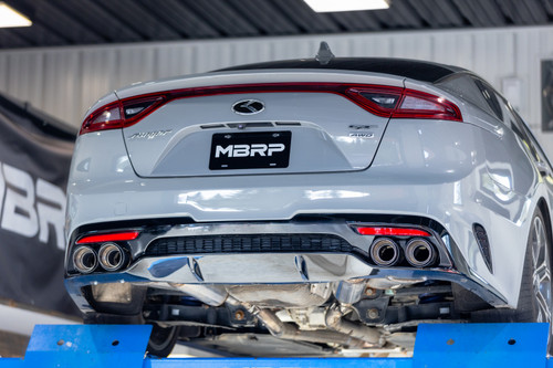 MBRP Bezel Kit Quad Tip CF for Kia Stinger GT