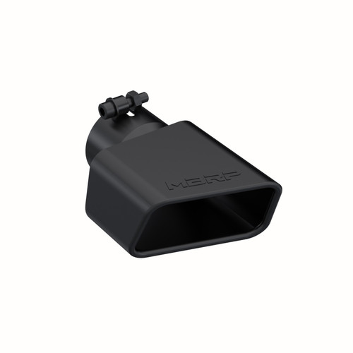 MBRP Universal Tip 4.75inx3in Rectangle Angled 3in Inlet Black Driver
