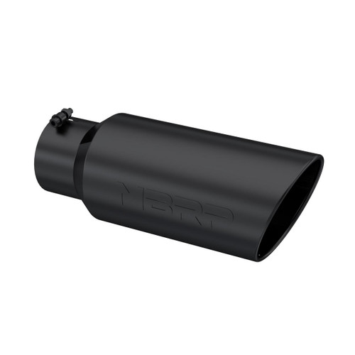 MBRP Universal Tip 7in OD Rolled End 5in Inlet 18in Black