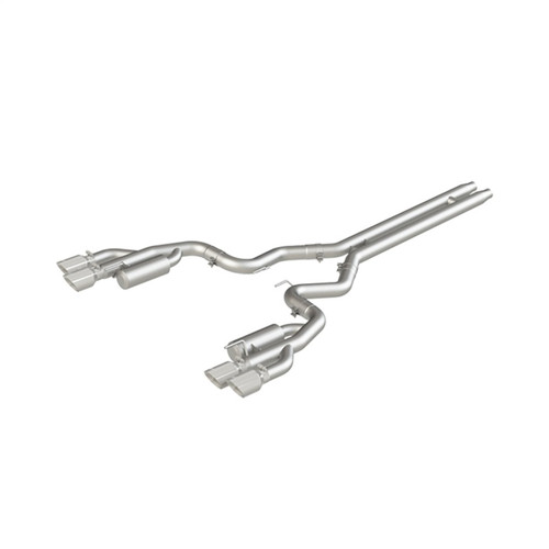 MBRP Cat Back Exhaust for Ford Mustang GT 5.0 - Quad Tip Race Version Aluminum
