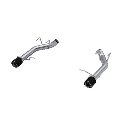 MBRP 3in Dual Axle-Back T304 w/ CF Tips Race for Ford Mustang GT 5.0L