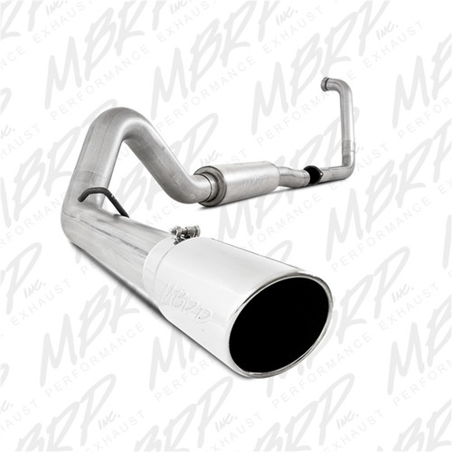 MBRP Turbo Back Single Side for Ford Excursion 6.0L (Stock Cat)