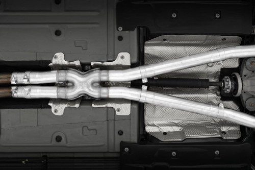 MBRP Race Series Cat-Back with Quad Tips for Dodge Challenger 5.7L / 6.2L/6.4L - T409 AS Exhaust