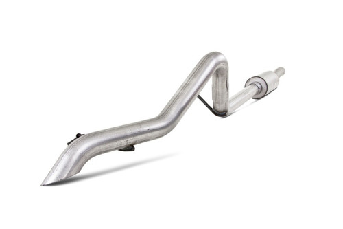 MBRP Single Rear Exit Cat Back Exhaust for Jeep Wrangler/Rubicon 3.6L V6 - Alum Exhaust