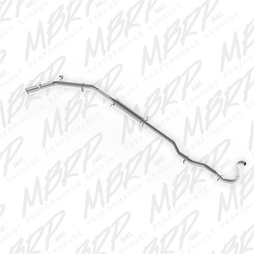 MBRP Turbo Back Single Side T409 for Dodge 2500/3500 Cummins 4WD