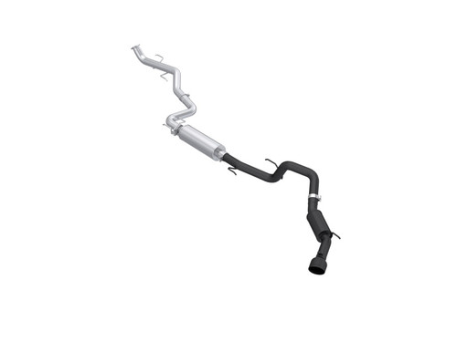 MBRP Cat-Back Single Exit Exhaust for Toyota Tacoma 2.4L (Excl Leaf Spring) - Black-Coated Aluminized Steel