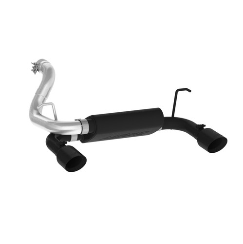 MBRP Axle Back Exhaust for Jeep Wrangler (JL) 3.6L V6 - Dual Rear Exit Black Exhaust System