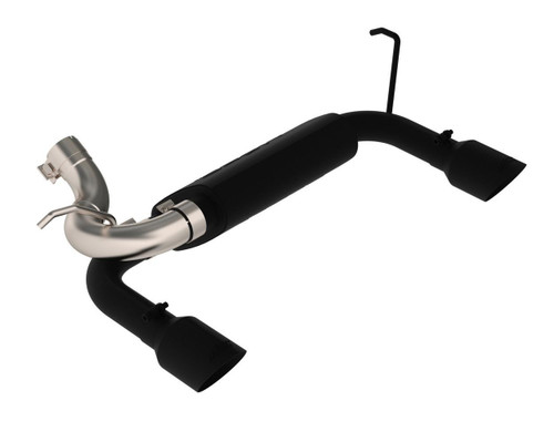 MBRP Axle-Back Dual Rear Exit Performance Exhaust for Jeep Wrangler/Rubicon 3.6L/3.8L V6 - Black