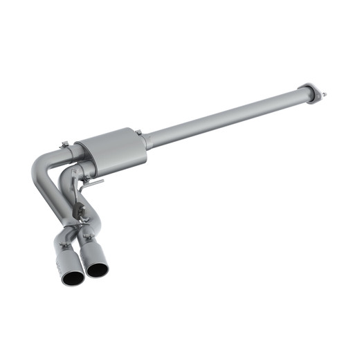 MBRP Cat Back Exhaust for Ford F-150 2.7L/3.5L/5.0L - Single Side Pre-Axle Dual Exit Aluminum