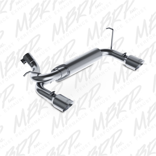 MBRP Axle-Back Dual Rear AL for Jeep Wrangler/Rubicon 3.6L/3.8L V6