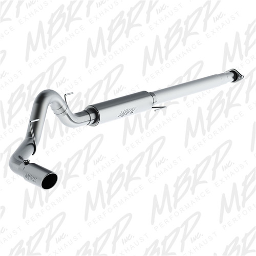 MBRP Cat Back Exhaust for Ford F-150 2.7L/3.5L EcoBoost - Single Side T409