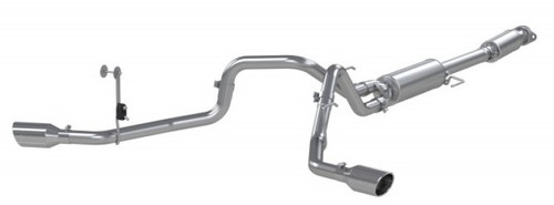 MBRP Cat Back Exhaust for Ford F-150 2.7L/3.5L EcoBoost/5.0L - Dual Split Exit T409 Stainless Steel