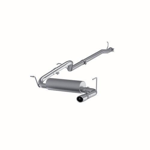 MBRP Cat Back Single Rear AL for Jeep Wrangler/Rubicon 3.6L