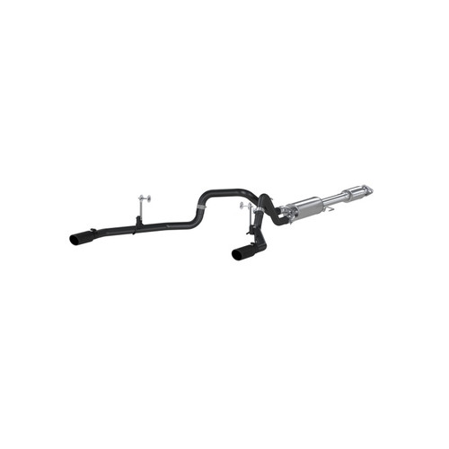 MBRP Cat Back Dual Split Rear Exit for Ford F-150 5.0L - Black Exhaust System