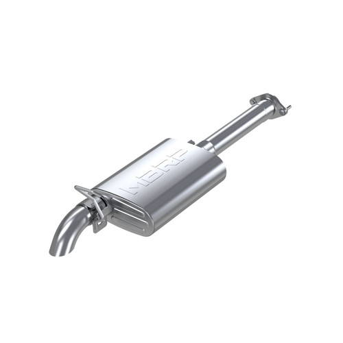 MBRP Cat Back Single Off-Road Turn Down AL for Jeep Wrangler TJ 2.5L/4.0L