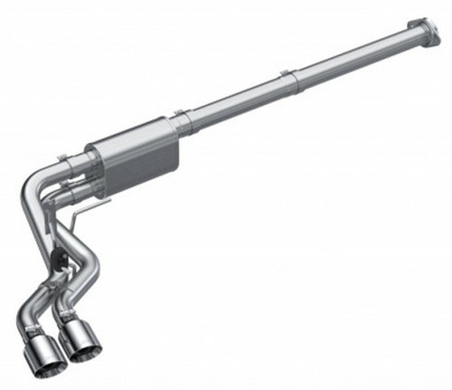 MBRP Cat Back Exhaust for Ford F-150 2.7L/3.5L EcoBoost/5.0L - Single Side Exit T304