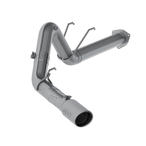 MBRP Filter Back Single Tip 5in Aluminized for Ford F250/350/450 6.7L Ex. Reg Cab