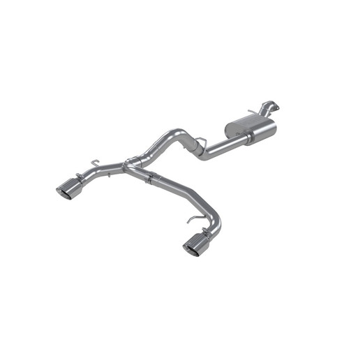 MBRP Cat Back Dual Split Rear Exit 3in Aluminized for Ford Bronco 2.3L/2.7L EcoBoost