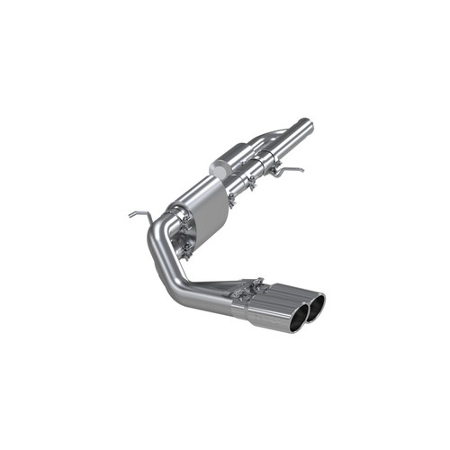 MBRP 3in Cat Back Pre-Axle Dual w/ 4in Tip T304 for Chevrolet Silverado 1500