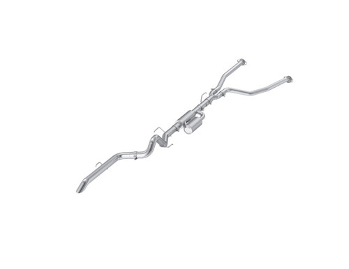 MBRP Cat Back Single Rear Turn Down for Toyota Tundra 3.4L - T304