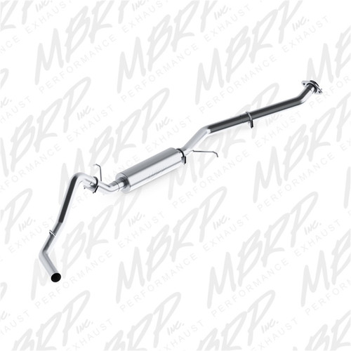 MBRP Cat Back Single Side for Chevrolet/GMC 1500 Classic 4.8/5.3L EC/CC-SB - AL P Series Exhaust