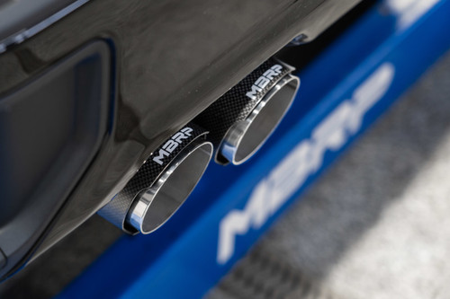 MBRP Cat Back Exhaust for Chevrolet Silverado 1500 5.3L - 3in with 2.5in OD Carbon Fiber Tips T304