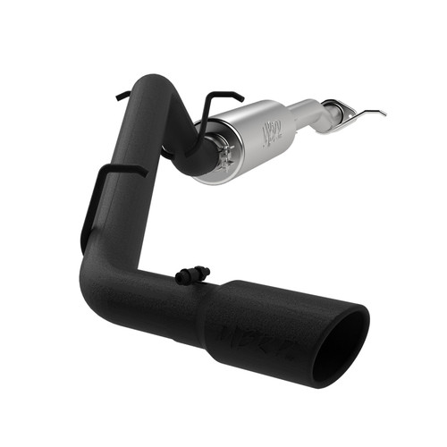 MBRP Cat Back Exhaust for Chevrolet Colorado 2.5L/3.6L - Single Side Exit 4in Tip Black Coated