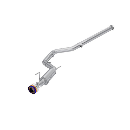 MBRP Cat Back Single Exit 3in T304 Burnt Tip for Subaru WRX 2.4L
