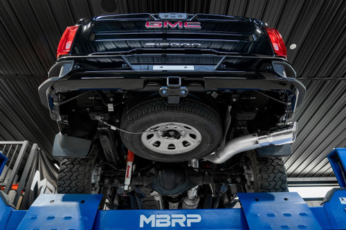MBRP Exhaust for Chevrolet Silverado 2500HD 6.6L Armor Plus - Single Side Exit T409 Stainless Steel