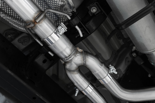 MBRP Dual Cat-Back 4in Single Side T304 for Toyota Tundra 3.5L