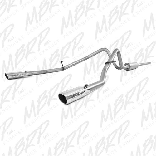 MBRP Cat Back Dual Split Rear for Ford F150 4.6L/5.4L EC/CC-SB