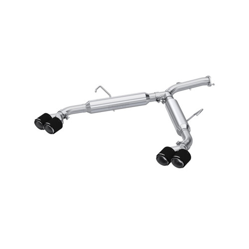 MBRP Axle-Back for Kia Forte GT 2022-2023 1.6L Turbo 2.5in Dual Split Rear w/ Quad Carbon Tips