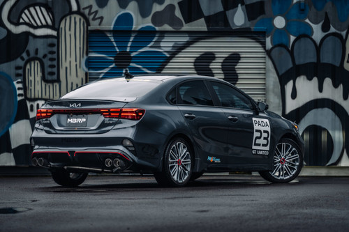 MBRP Axle-Back for Kia Forte GT 2022-2023 1.6L Turbo 2.5in Dual Split Rear w/ Quad Carbon Tips