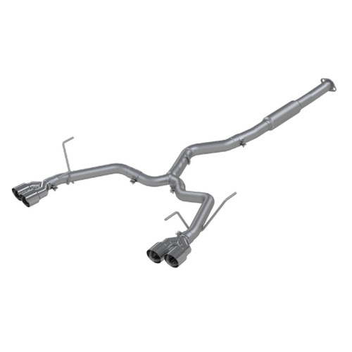 MBRP Cat Back for Subaru WRX/STI 3in Dual Split Rear 2015-19 w/ 3.5in Tips - T304 (Race)