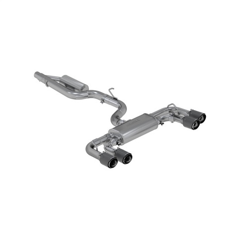 MBRP Cat Back for VW Golf R 3in w/ 4in OD Quad Carbon Fiber Tips - T304