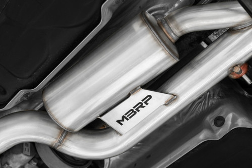 MBRP Cat Back for VW Golf R 3in w/ 4in OD Quad Carbon Fiber Tips - T304