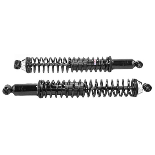 Load Adjusting Rear Suspension Shock Absorber and Coil Spring Assembly Pack of 2 58633 - front view