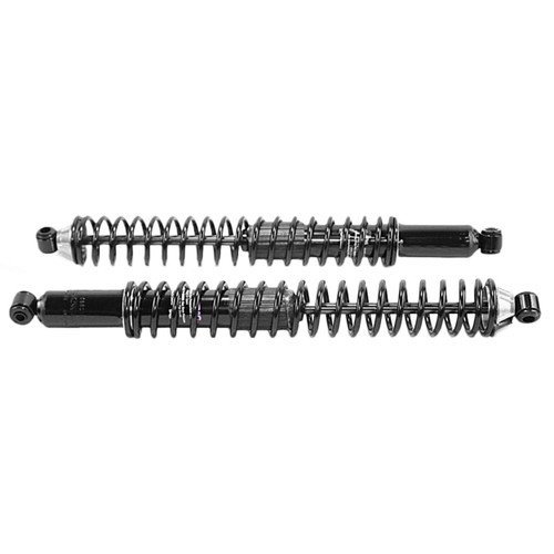 Load Adjusting Rear Suspension Shock Absorber and Coil Spring Assembly Pack of 2 58604 - front view