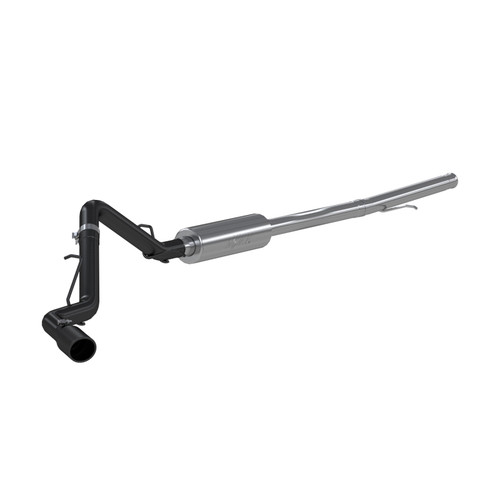 MBRP Cat Back Exhaust for Chevrolet/GMC 1500 Silverado/Sierra 4.3L & 5.3L - Single Side Black Coated