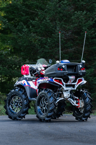 MBRP Single Slip-On Perf. Series T304 for Polaris Sportsman Touring 850