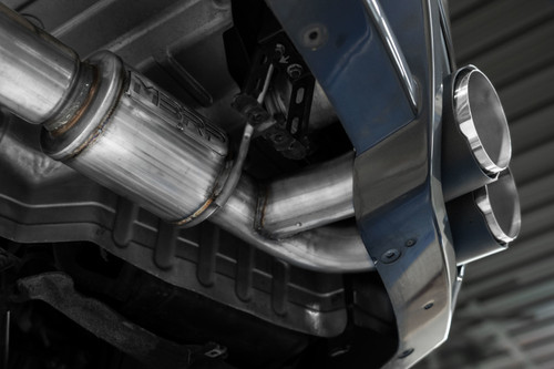 MBRP Cat Back Exhaust for Nissan GTR 3.8L - Dual Split Rear Quad Carbon Fiber Tips T304 Stainless Steel