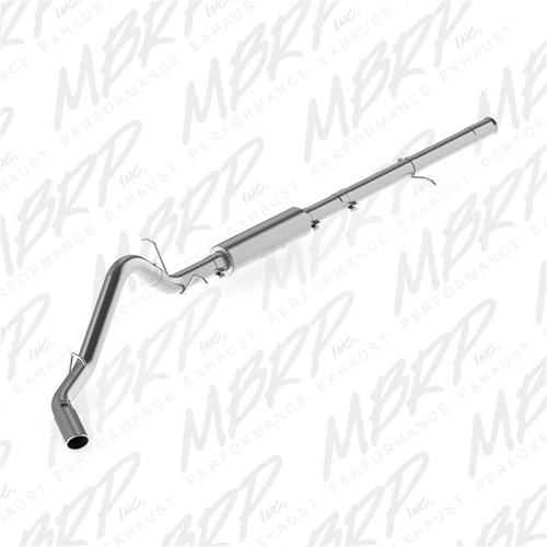 MBRP 3.5in C/B Single Side AL for Chevy/GMC 1500 Silverado/Sierra 6.2L V8