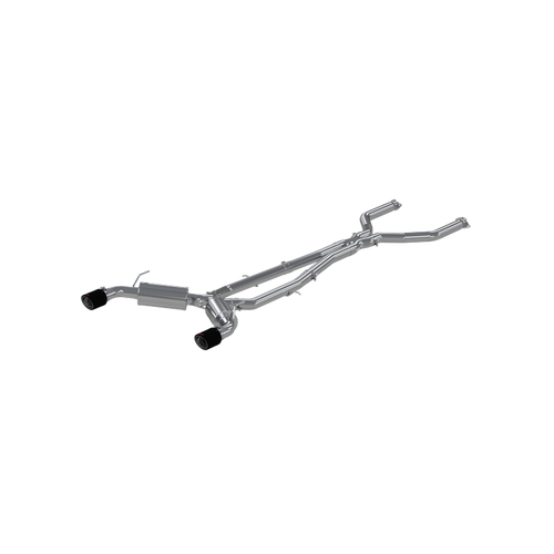 MBRP Cat Back Dual Split Rear Exit 3in CF Tips for Infiniti Q50 3.0L