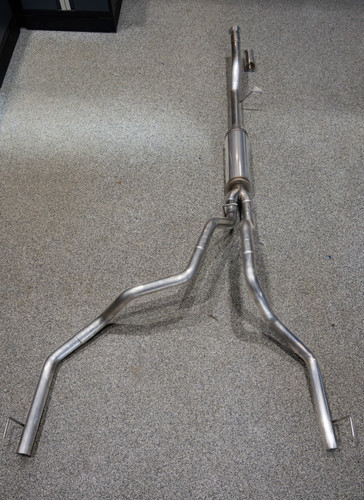 MBRP Cat Back Exhaust for Chevrolet Suburban XL 5.3L 2021-2024 - T304 Stainless Steel with Carbon Fiber Tips