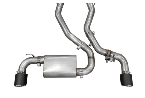 MBRP Catback for Toyota Supra 3.0L 3in Dual Rear Carbon Fiber Tips - T304