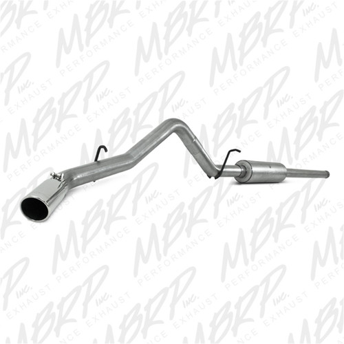 MBRP Cat Back Exhaust for Chevrolet/GMC 1500 4.8L/5.3L EC/CC (excluding 8ft bed) 2009 - Single Side