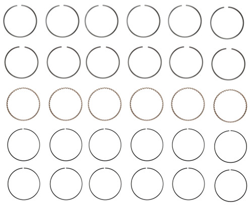 Premium Moly Piston Ring Set for GM & Buick 3.0L 181/3.8L 231 (.040 Oversized)